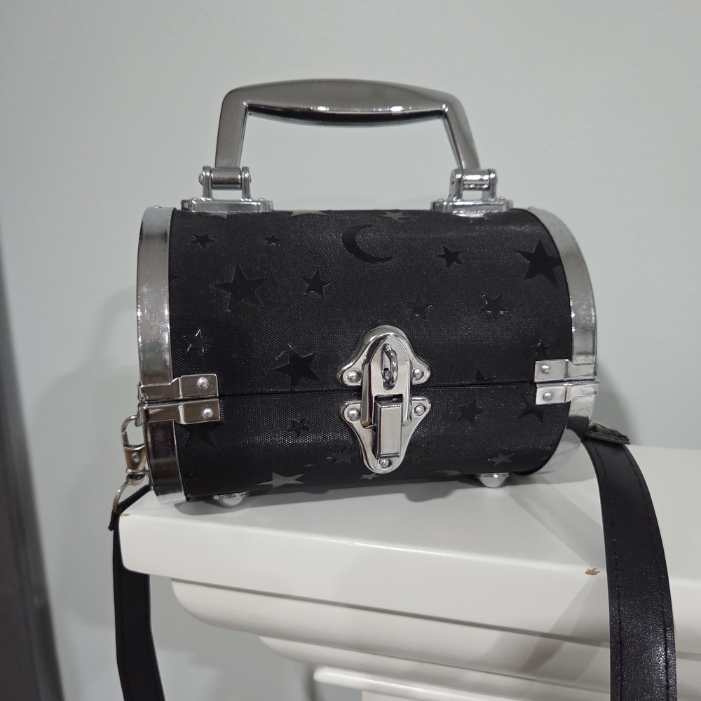Elegant Black Starry Mini Bag